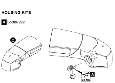 Figure 7 Diagram and Parts List for CP3850-65AB9VE  Chicago Pneumatic Grinder
